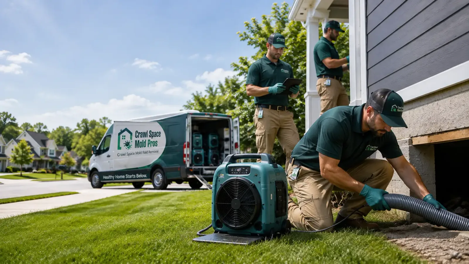 Crawl Space Mold Removal in Marmarth, ND